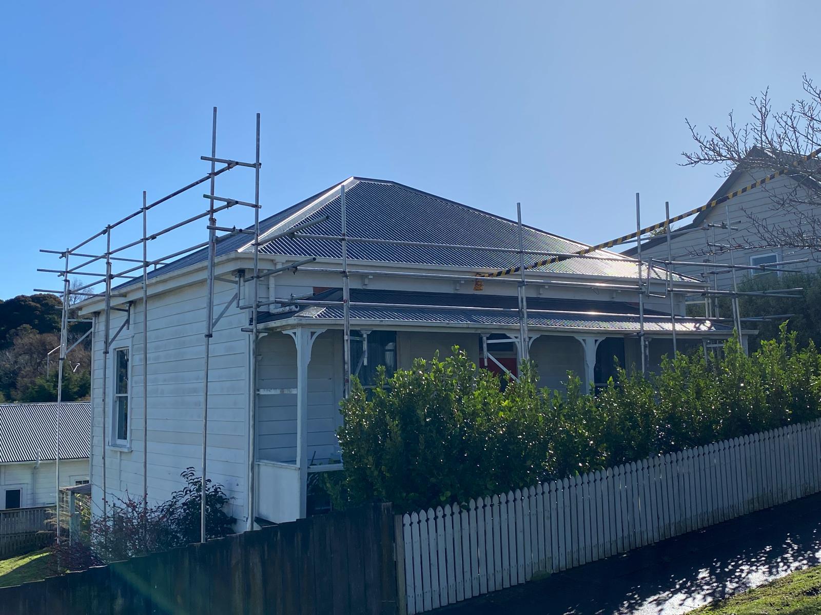 Character villa with a newly installed long-run roof